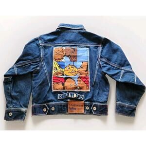 Vintage Platinum Fubu Child Size 4 (S) FAT ALBERT And The Junkyard Gang Jacket